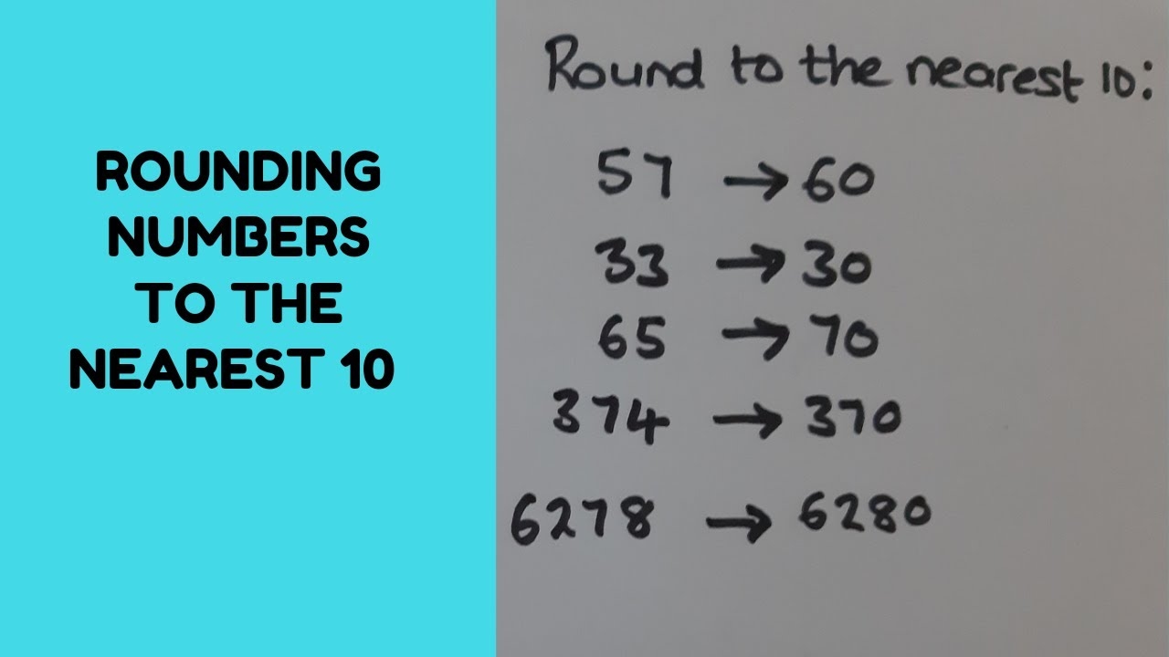 Rounding Numbers To The Nearest 10 YouTube