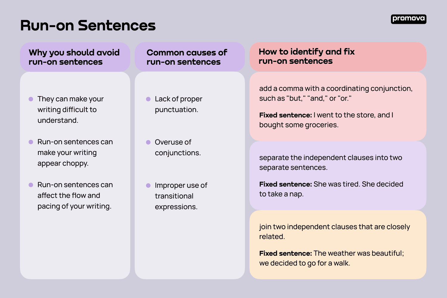 what is a run-on sentence