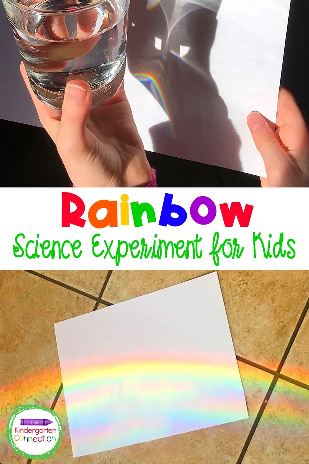 Simple Science Rainbow Experiment For Kids