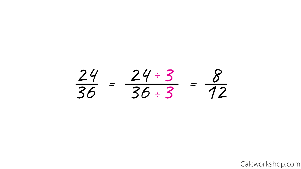 Simplify Fractions Easy How To W 8 Step by Step Examples 