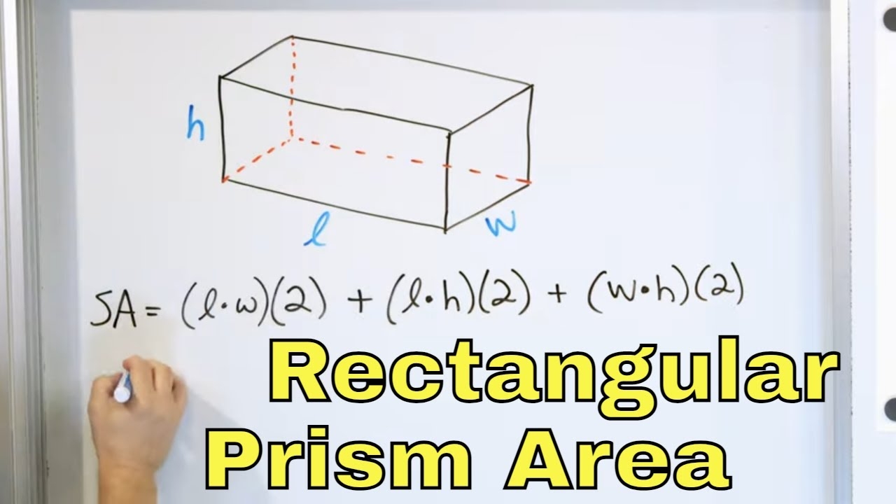 Surface Area Of A Rectangular Prism 7 6 15 YouTube