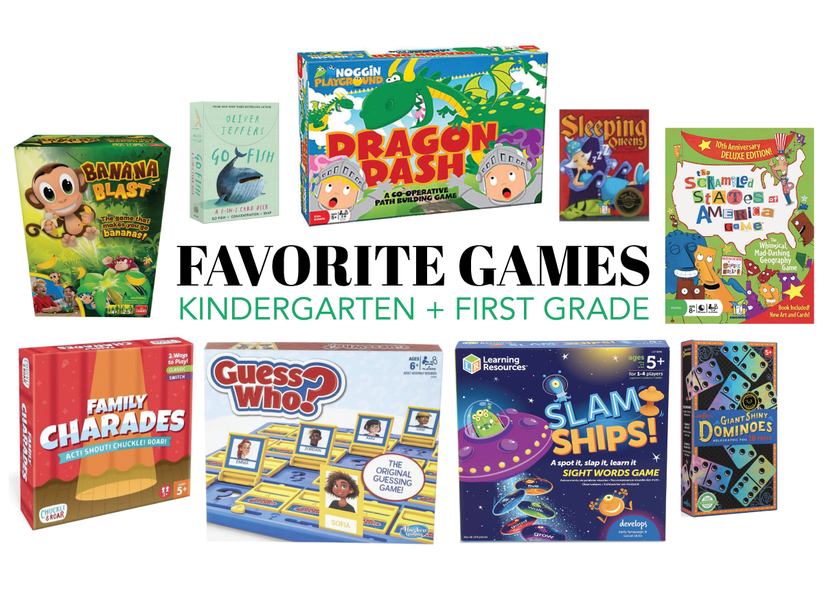 Ten Favorite Games For Kids In Kindergarten First Grade