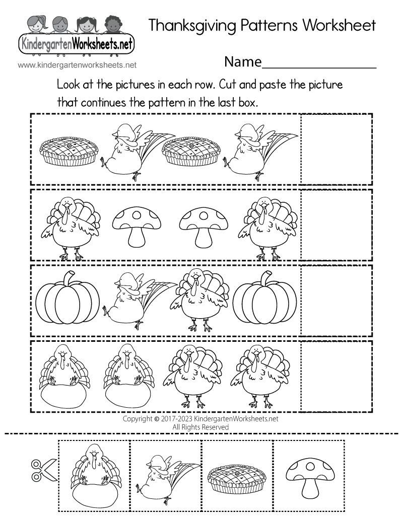 free printable worksheets for kindergarten pdf