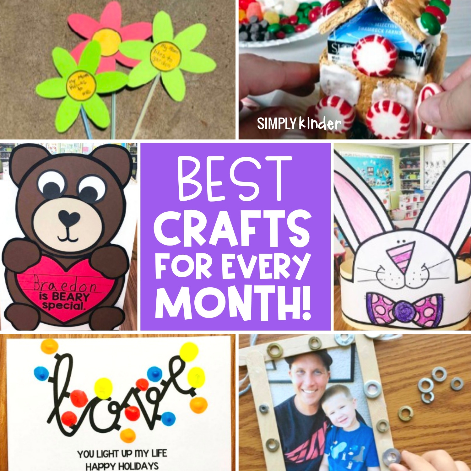 The Best Kindergarten Crafts To Make Through The Year Simply Kinder