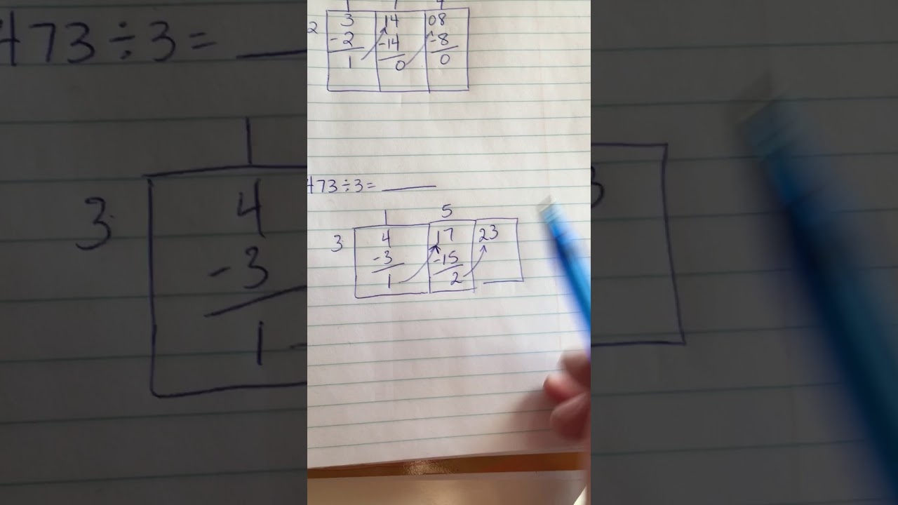 The Grid Method For Long Division YouTube