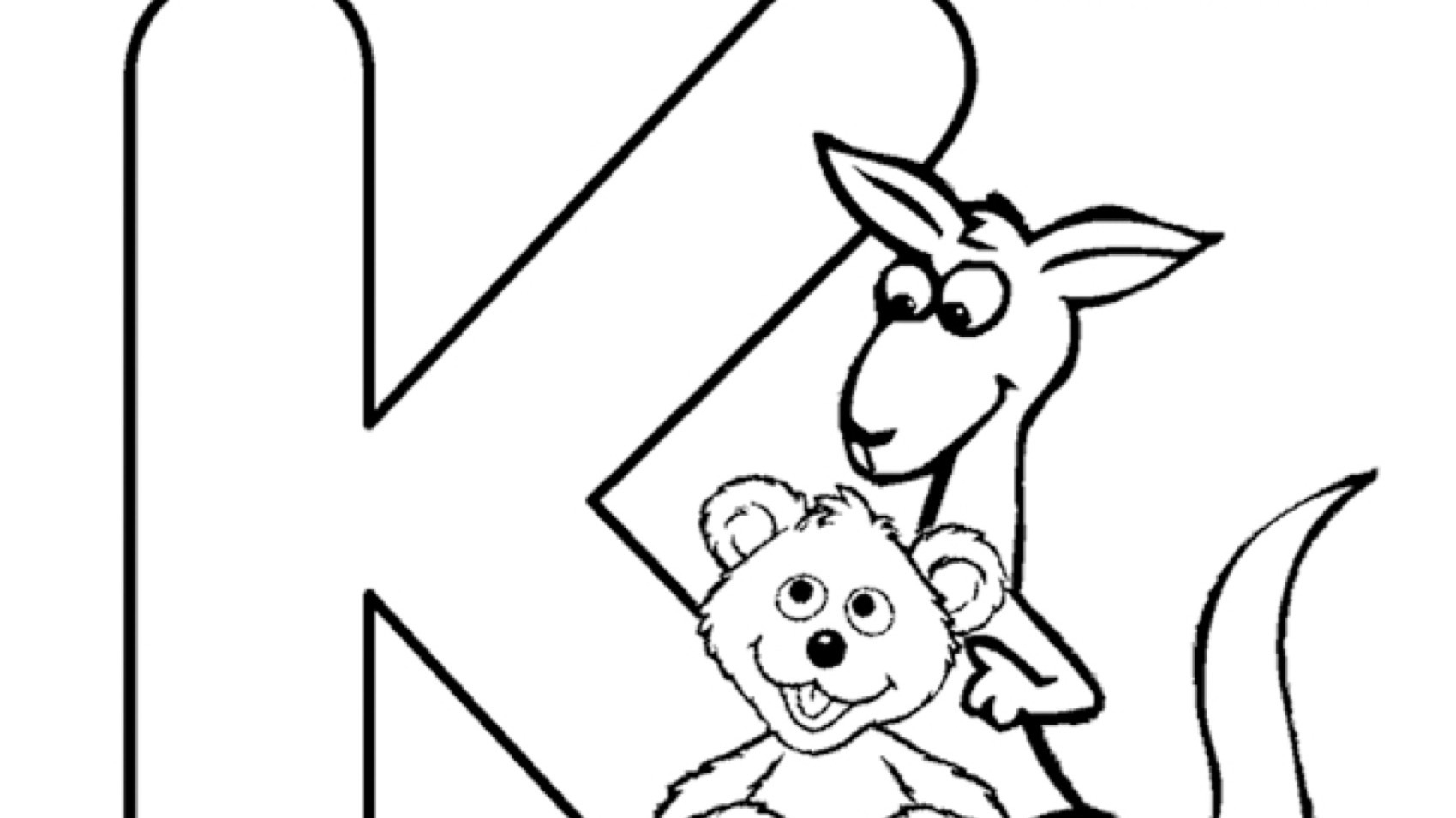 The Letter K Coloring Page Kids Coloring PBS KIDS For Parents