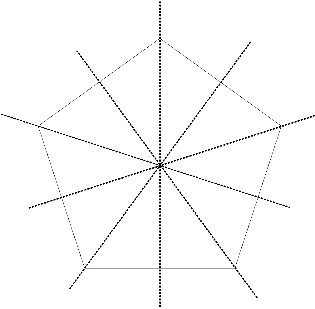 The Number Of Lines Of Symmetry In A Regular Pentagon Is A 3B 4C 5D 6