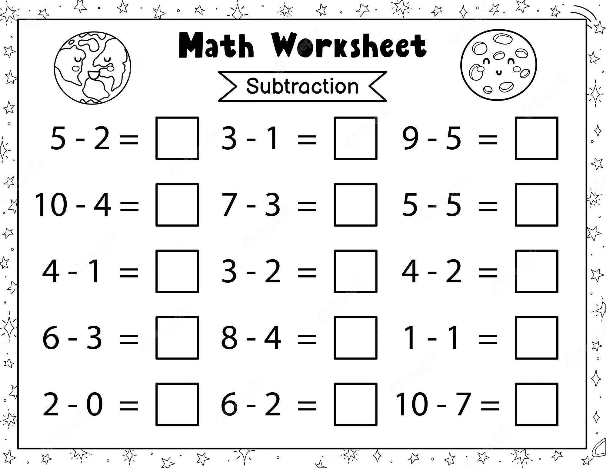 first grade math worksheets