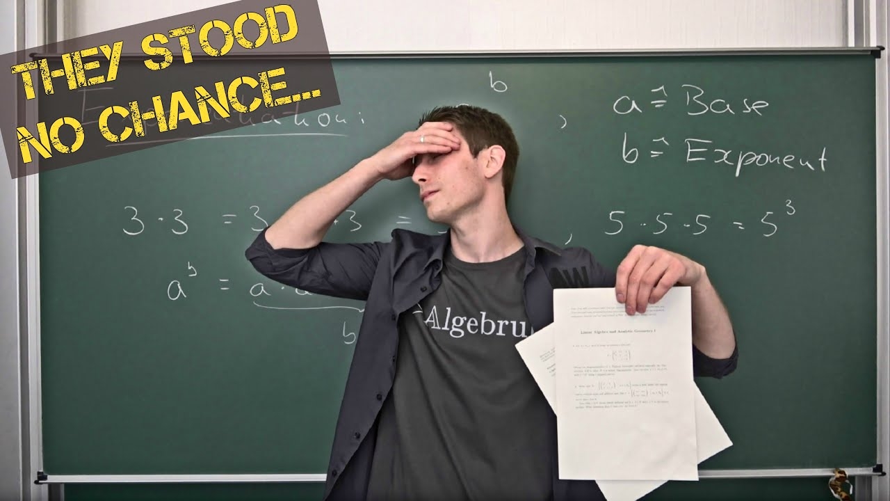 This Hard Linear Algebra Exam Crushed OVER 90 Of All FIRST YEARS YouTube