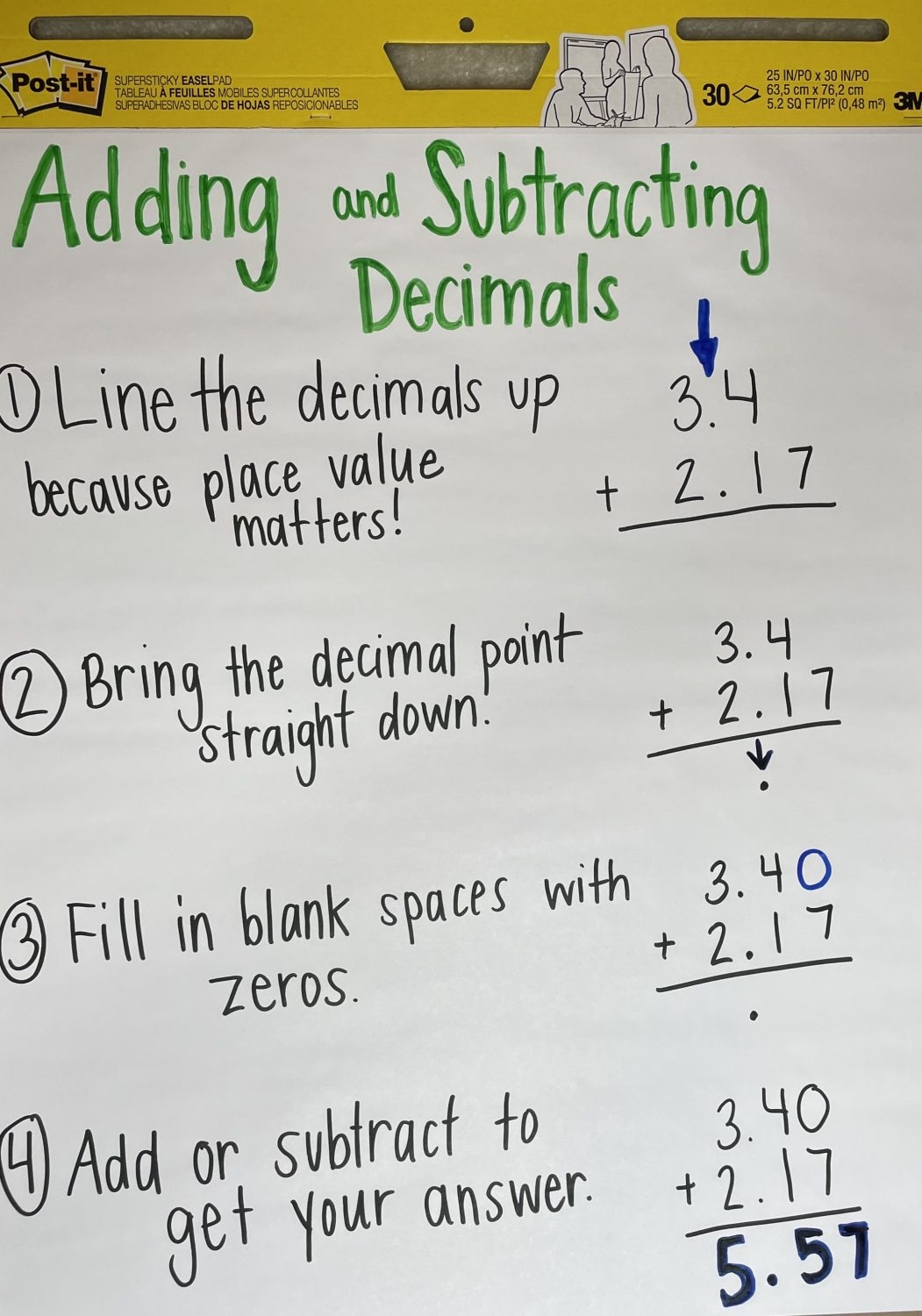 Tips For Teaching Adding And Subtracting Decimals