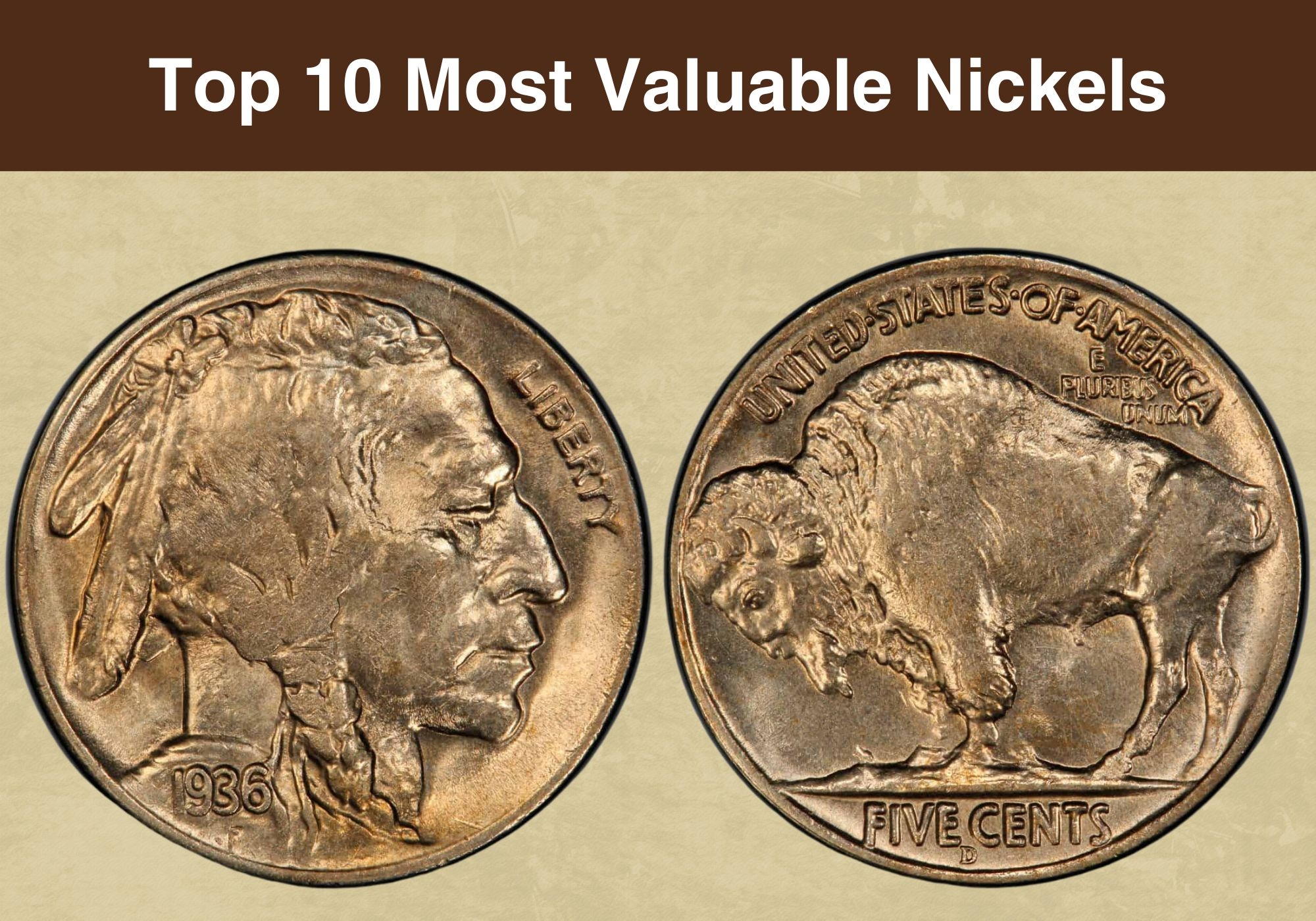 Top 10 Most Valuable Nickel Coins Worth Money With Pictures CoinValueChecker