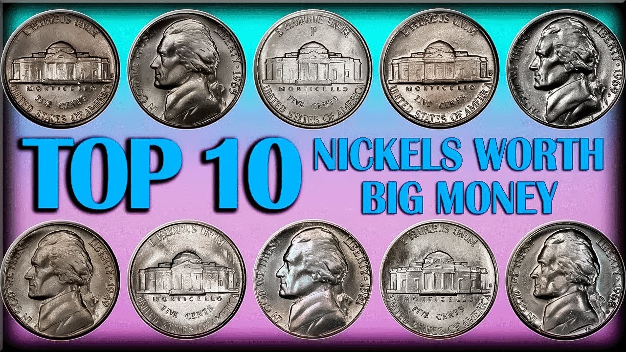 TOP 10 Most Valuable Nickels In Circulation Rare Jefferson Nickels Worth Big Money YouTube