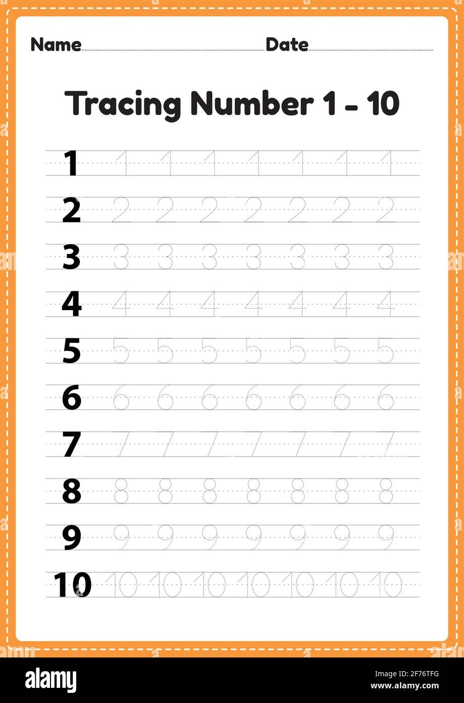practice number writing 1-10