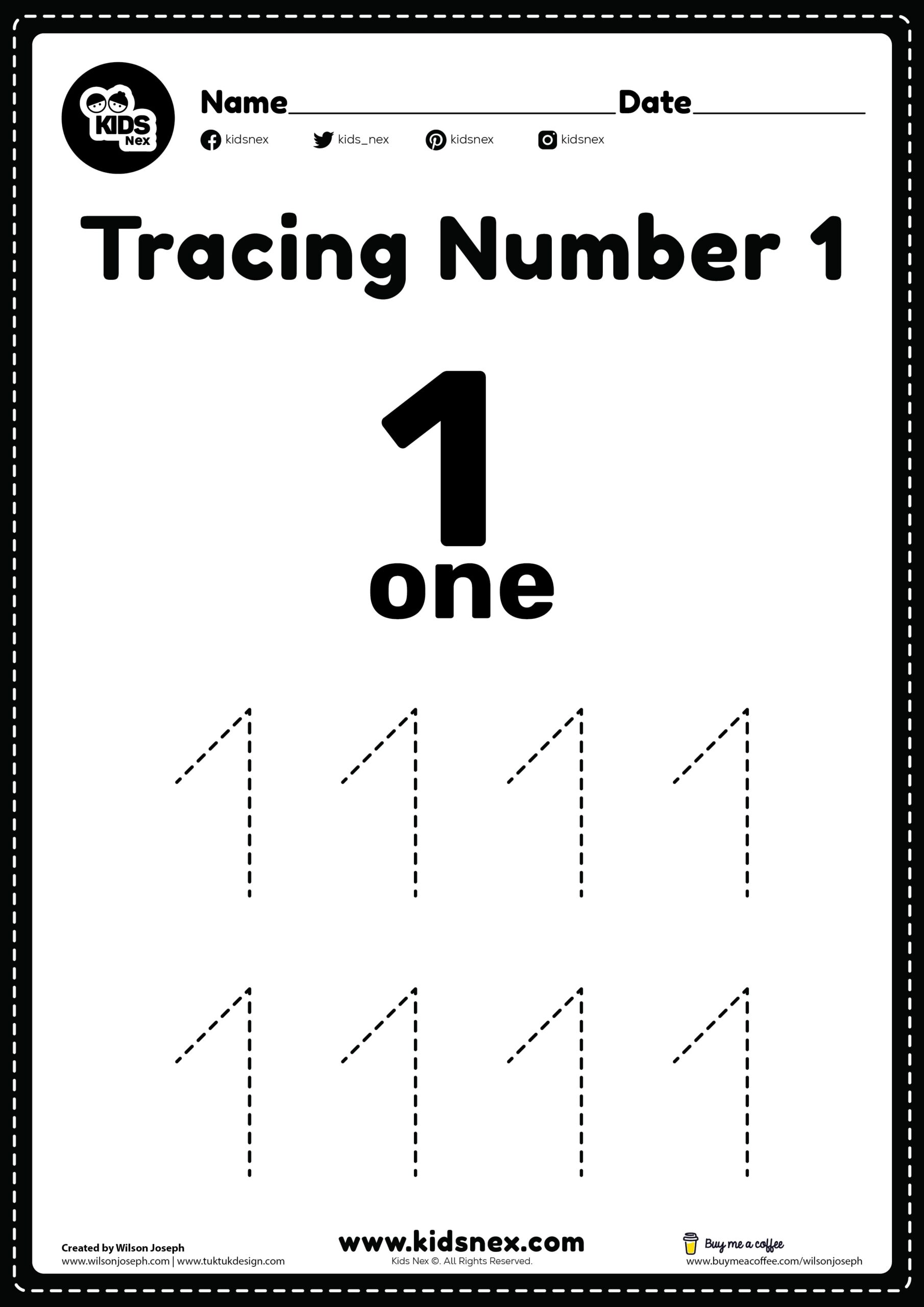 free printable preschool worksheets numbers