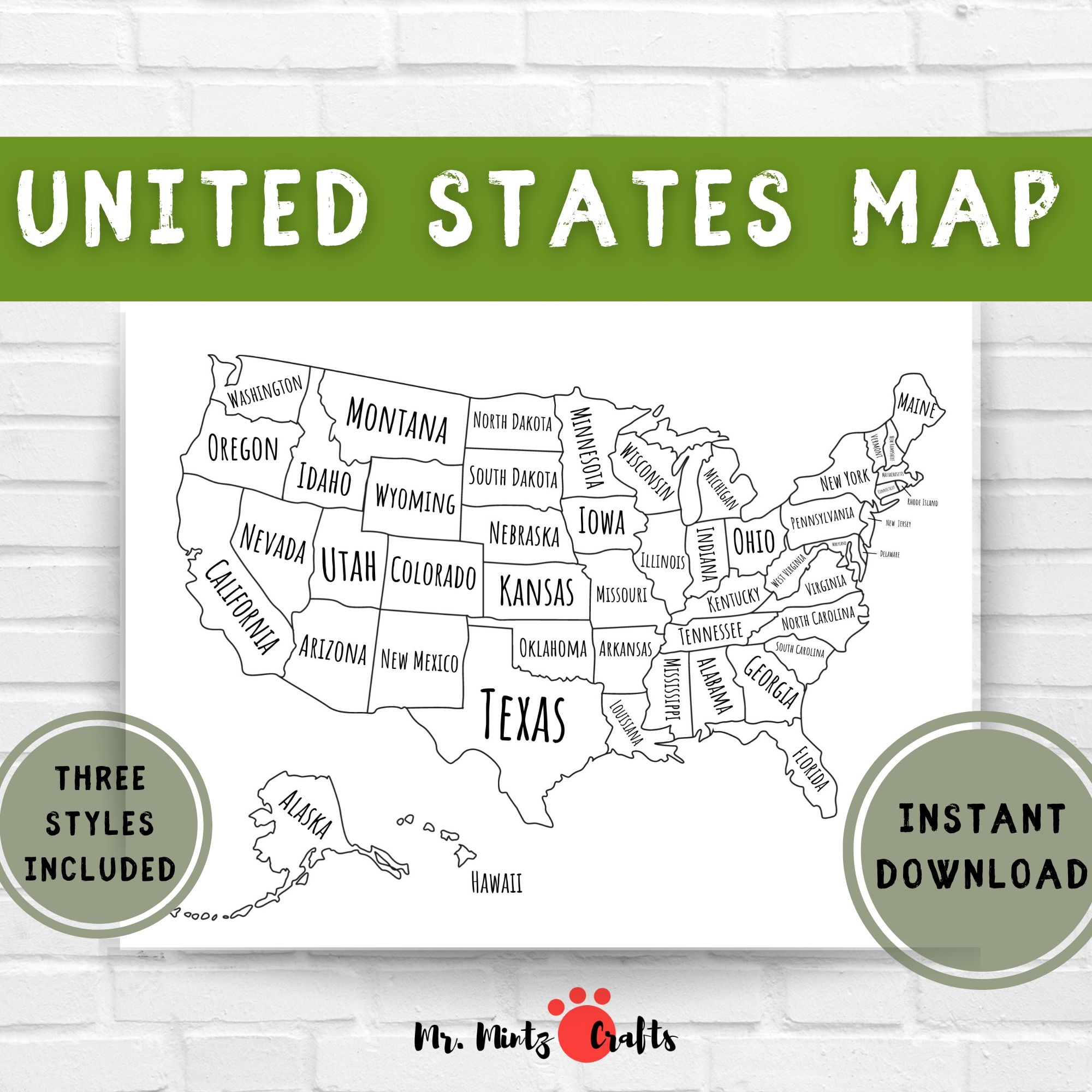 coloring pages of usa map