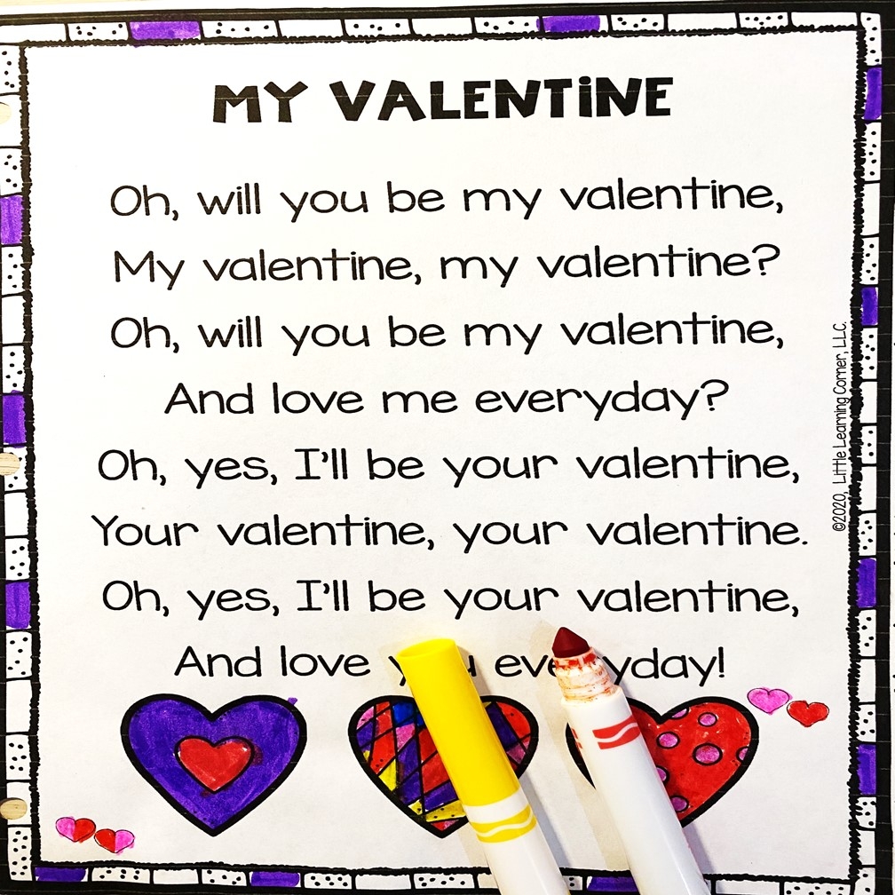 Valentines Day Poems For Kids 20 Short Funny Rhymes They ll Love Little Learning Corner