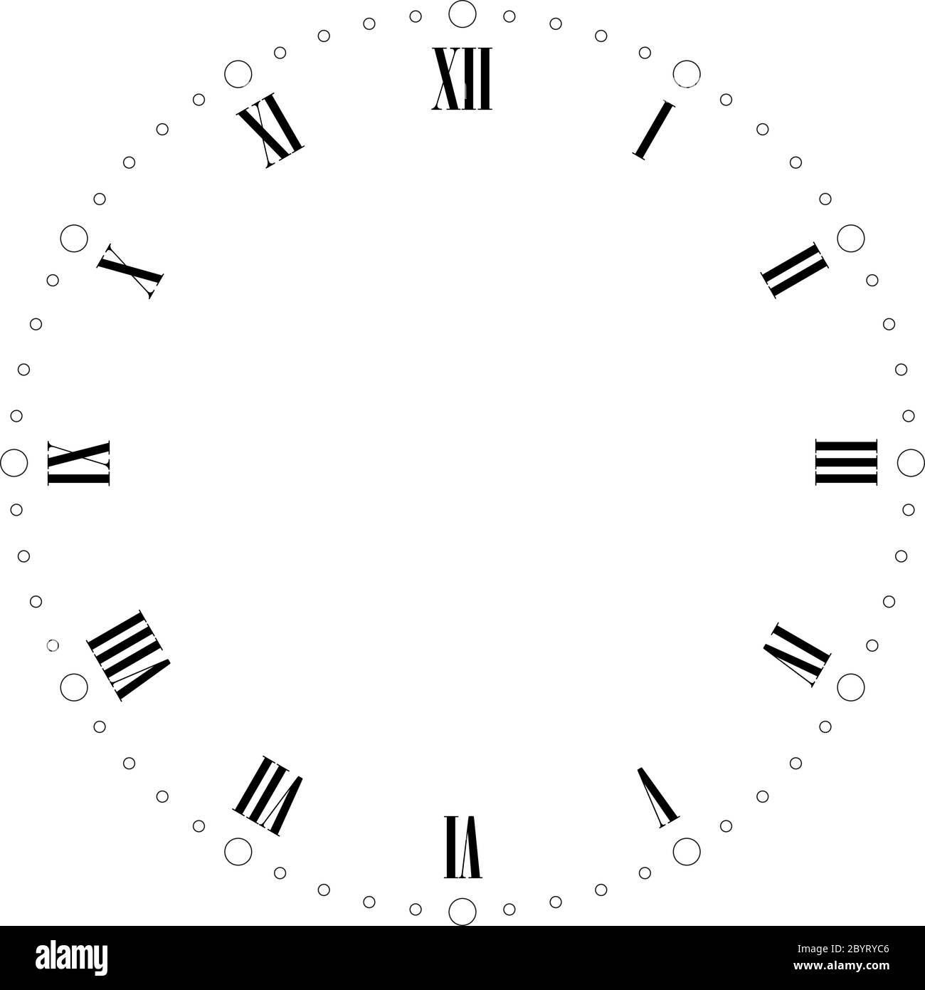Vintage Clock Face With Roman Numbers Dots Mark Minutes And Hours Simple Flat Vector Illustration Stock Vector Image Art Alamy Vintage Clock Face With Roman Numbers Dots Mark Minutes And Hours Simple Flat Vector Illustration Stock Vector Image Art Alamy