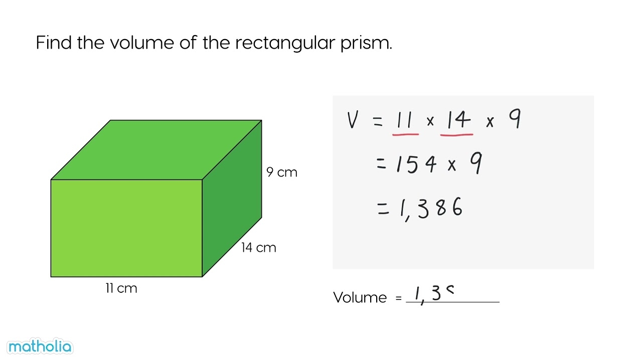 Volume Of Rectangular Prisms YouTube