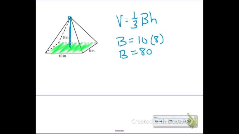 Volume Rectangular Pyramid YouTube