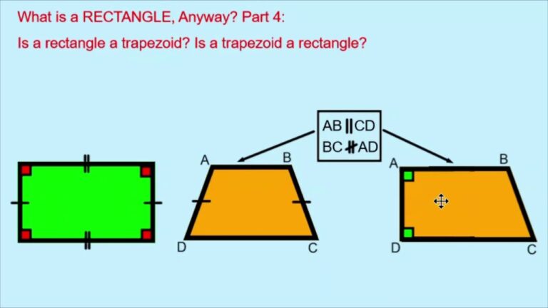 What Is A RECTANGLE Anyway Part 4 Is A Rectangle A Trapezoid Is A Trapezoid A Rectangle YouTube