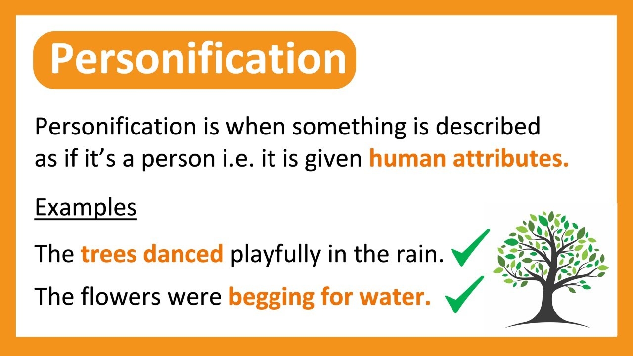 What Is PERSONIFICATION Learn With Examples YouTube