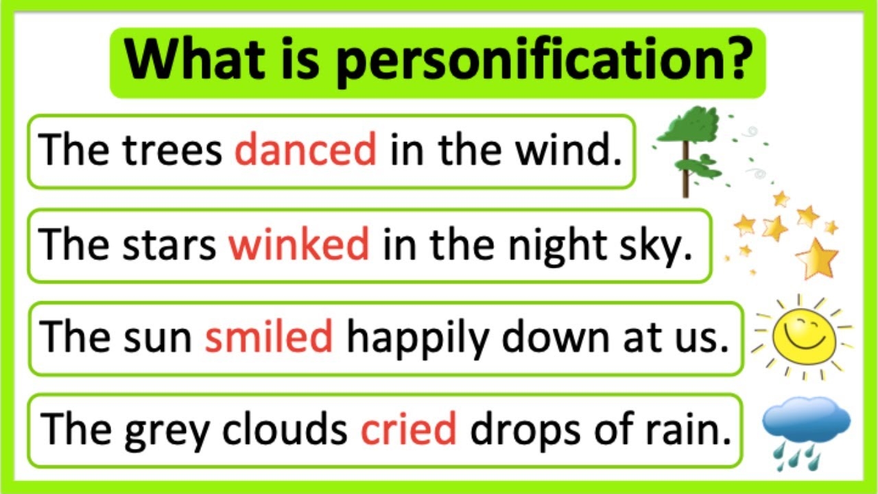 What Is Personification Personification In English Learn With Examples YouTube