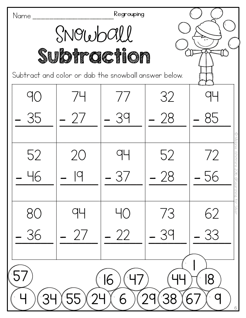 worksheets for second grade