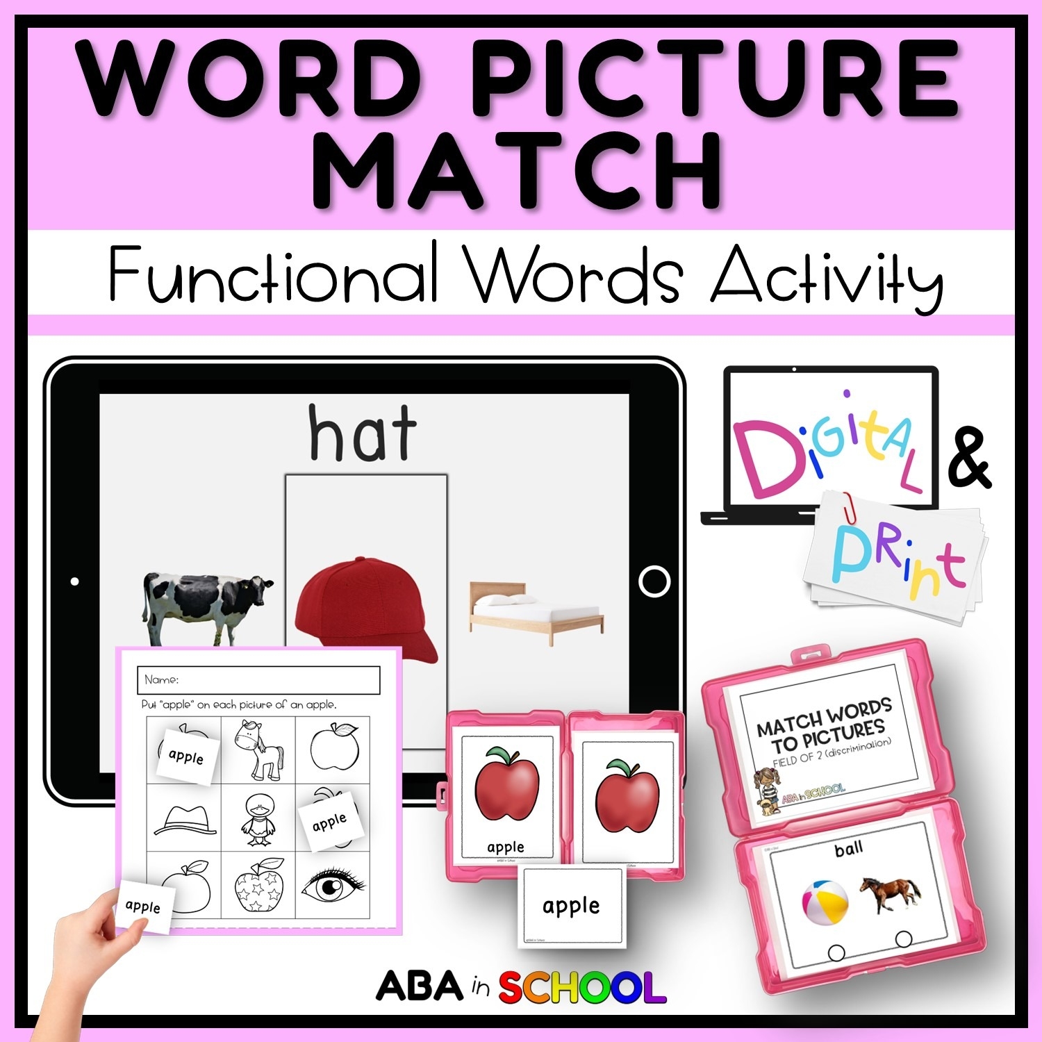 word and picture matching