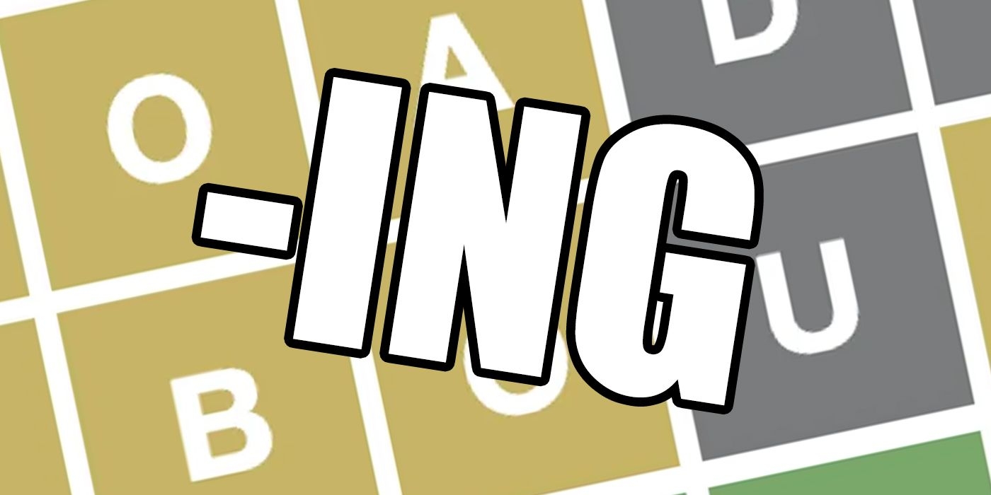 Wordle Every Five Letter Word Ending In ING 