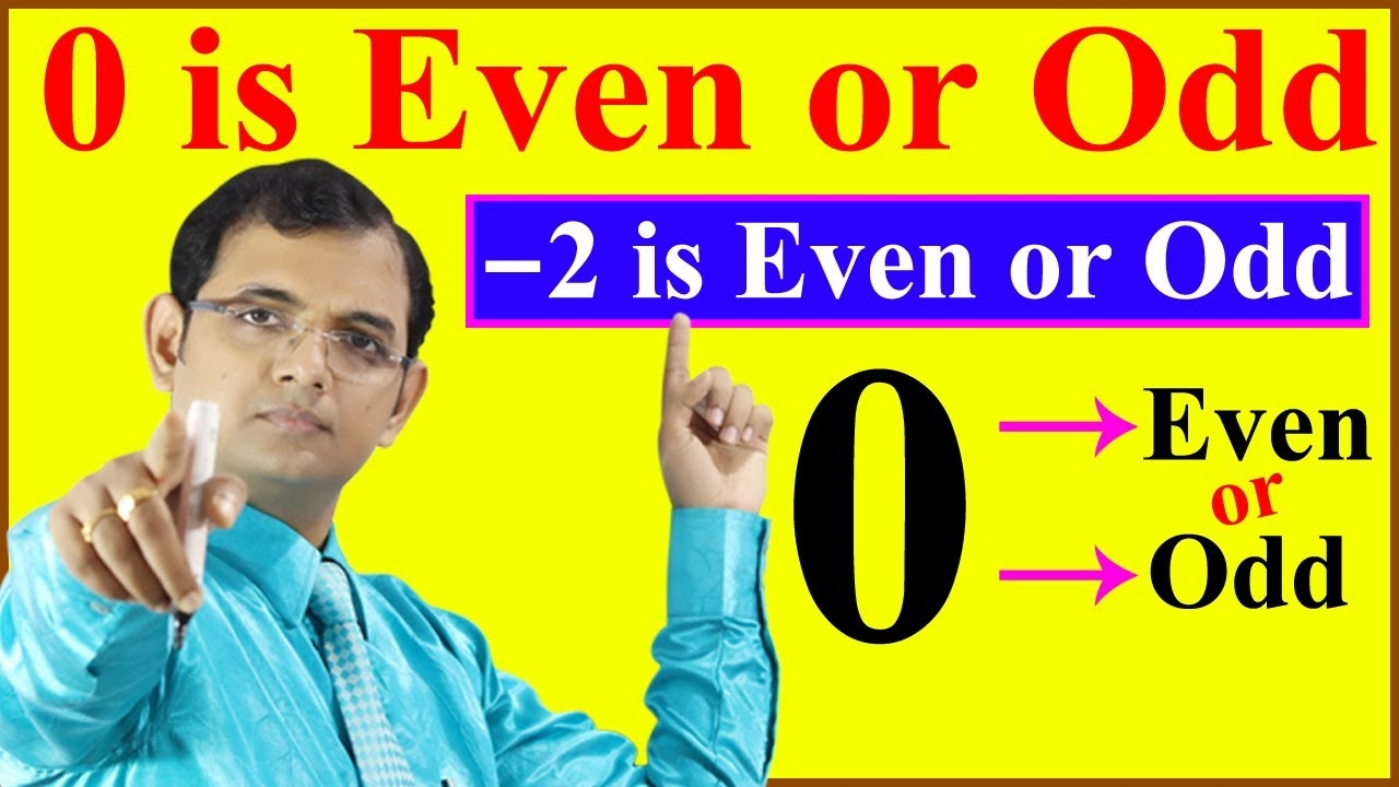 Zero Is Even Or Odd 2 Is Even Or Odd Even And Odd Numbers Definition YouTube