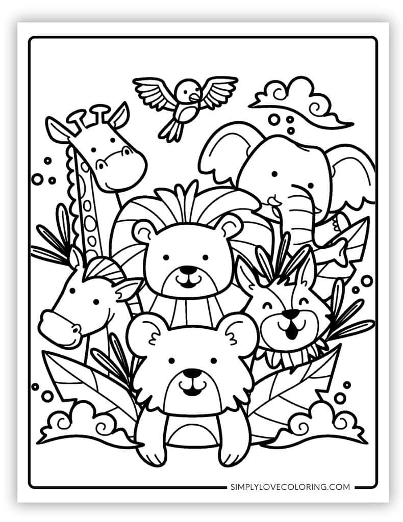 Zoo Coloring Pages Free PDF Printables Simply Love Coloring Zoo Coloring Pages Free PDF Printables Simply Love Coloring