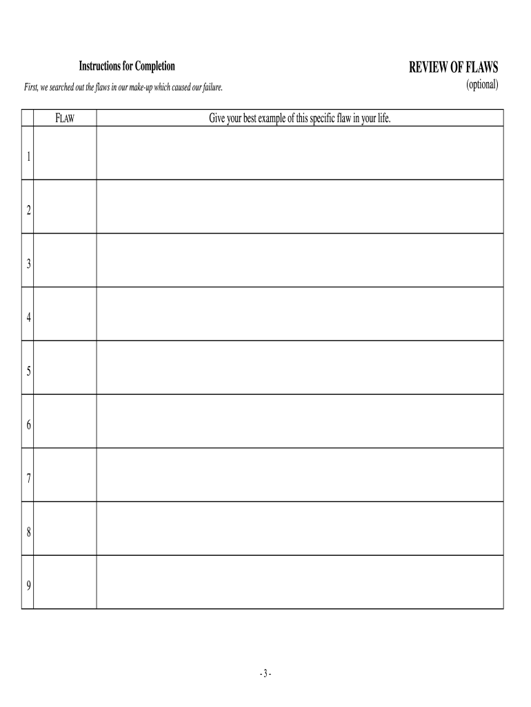 aa 4th step worksheet aa 4th step worksheet