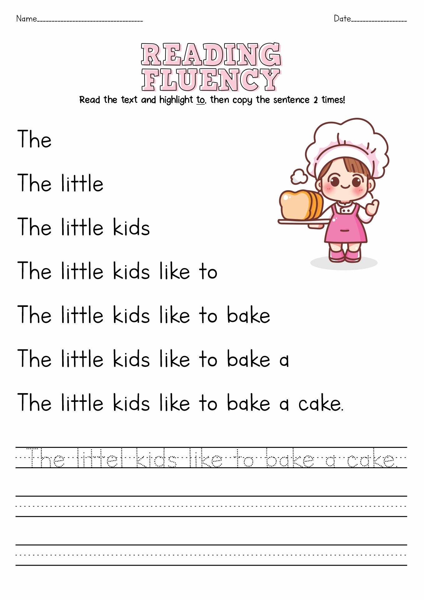 first grade reading worksheets