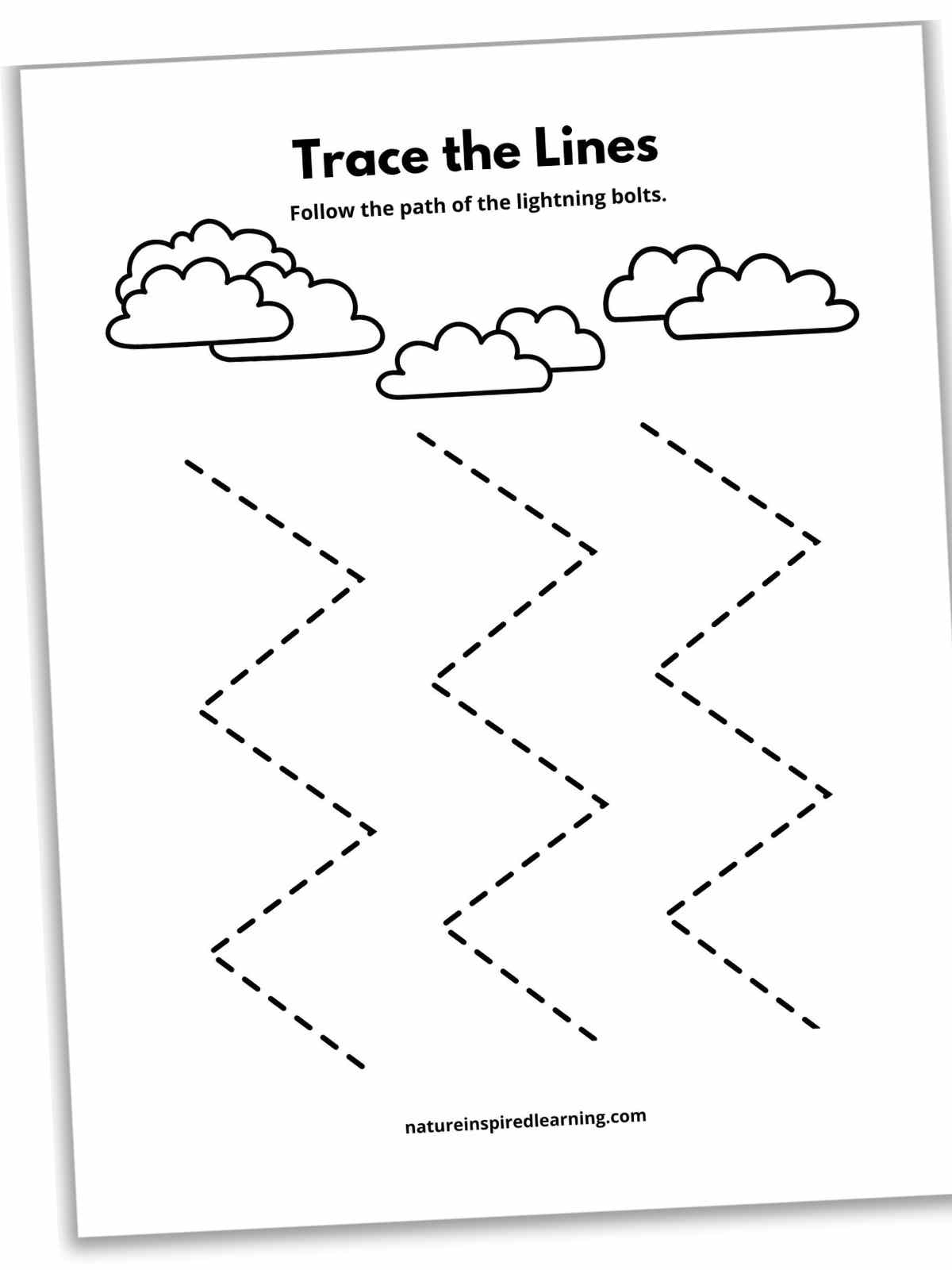 17 Line Tracing Worksheets Free Nature Inspired Learning Worksheets Library