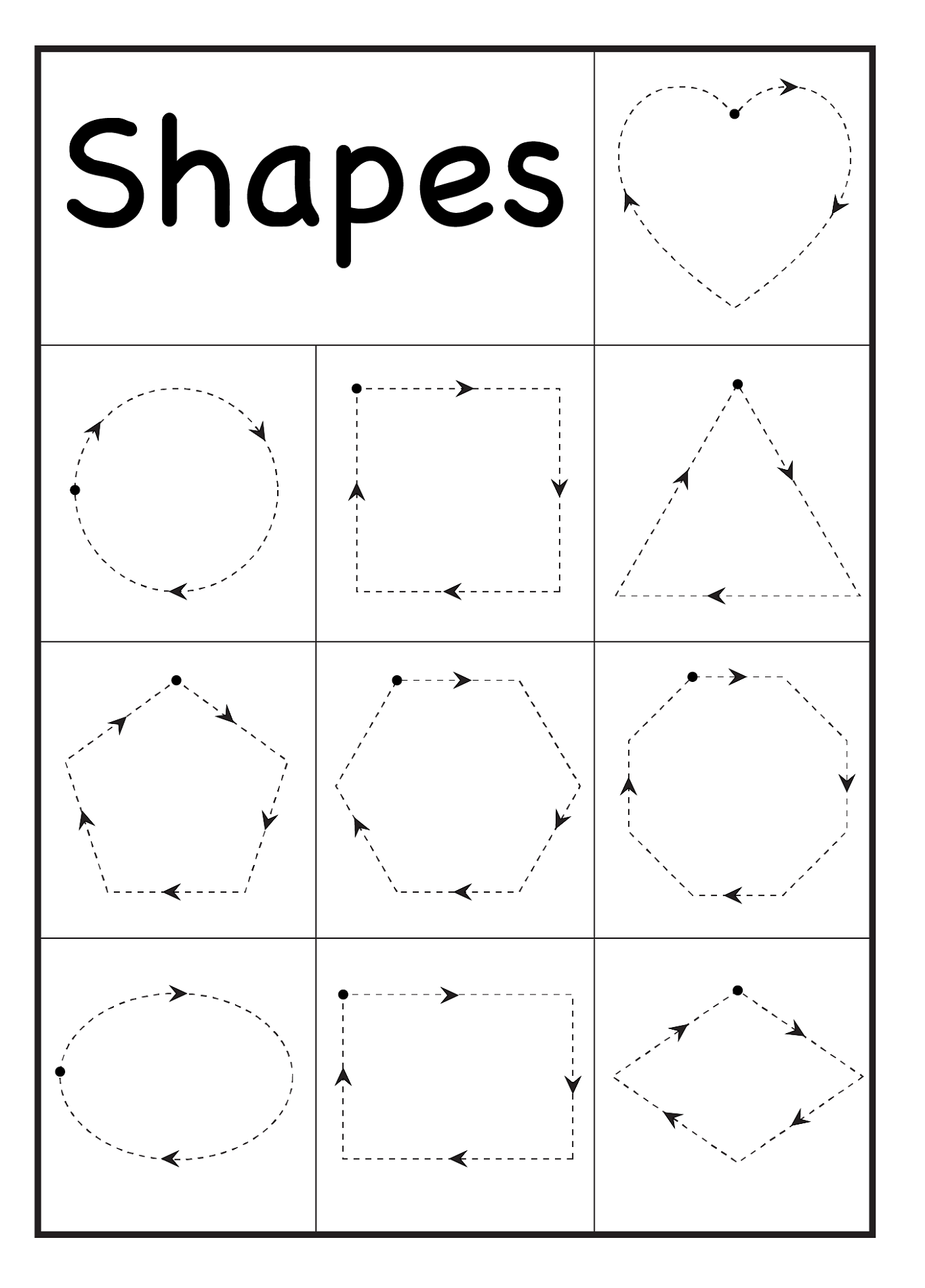 worksheets for 2 year olds