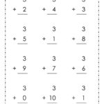 20 Printable Addition Worksheets Numbers 1 10 For Preschool Kindergarten 1st Grade Homeschool Math Etsy