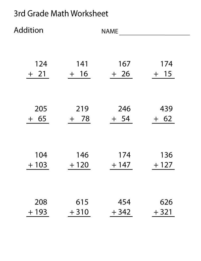 3rd Grade Math Worksheets Word Lists And Activities GreatSchools Worksheets Library