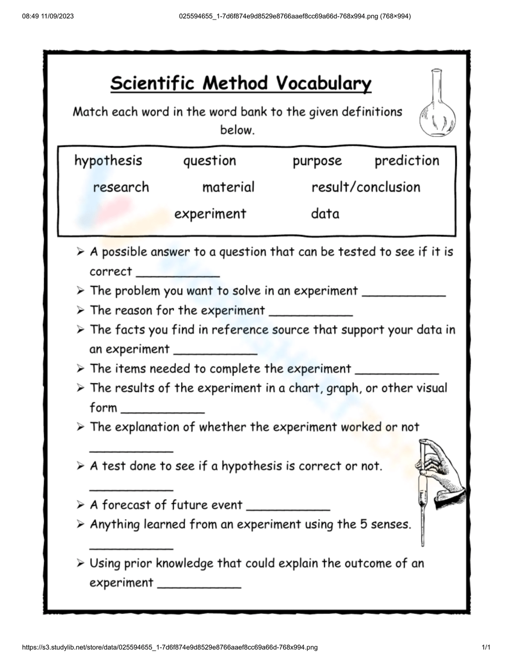 50 Free Printable Scientific Method Worksheets For Students Worksheets Library