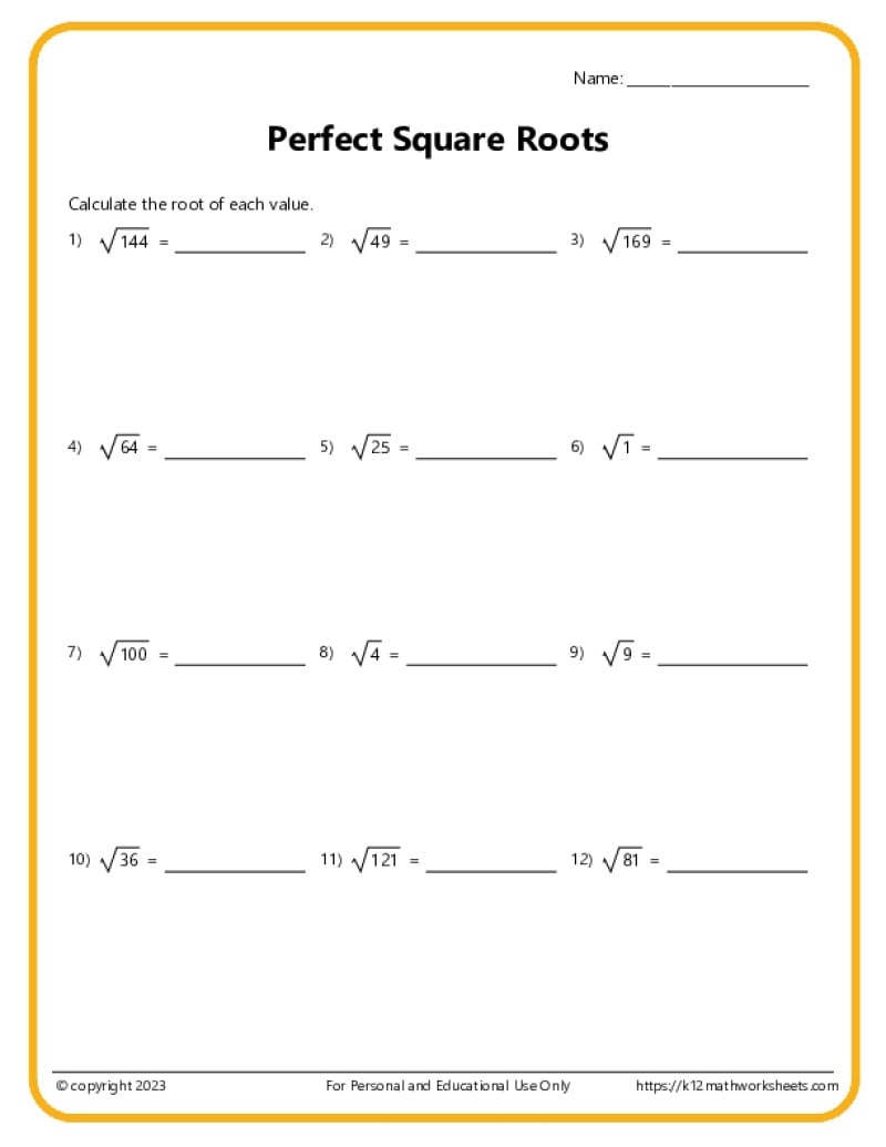 worksheets for 6th graders