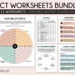 ACT Therapy Worksheets Acceptance And Commitment Therapy Values Bullseyes Therapy Sheets