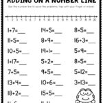 Addition Using A Number Line Worksheets No Prep Math Worksheets 1st 2nd Grade Teaching Ideas Made Easy