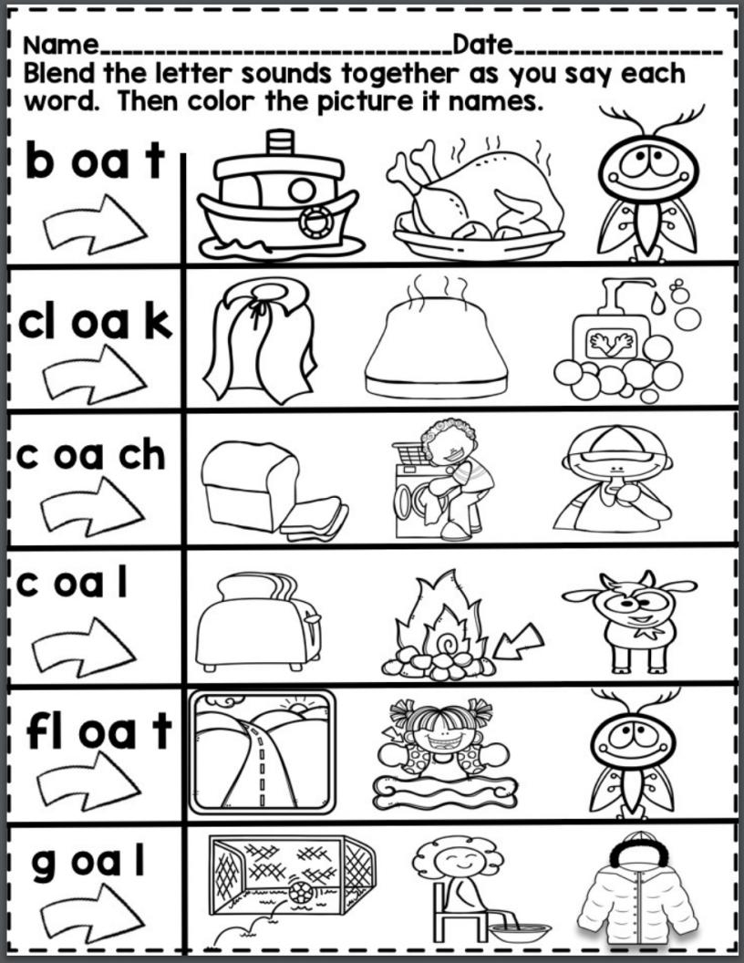long vowel worksheets