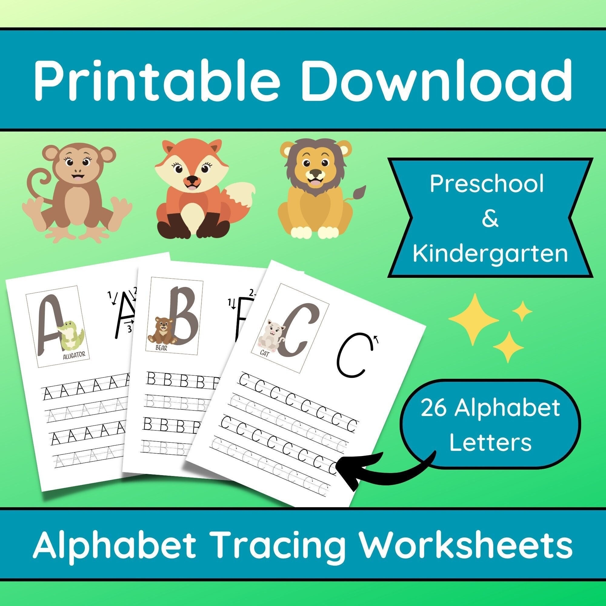 printable letter tracing worksheets