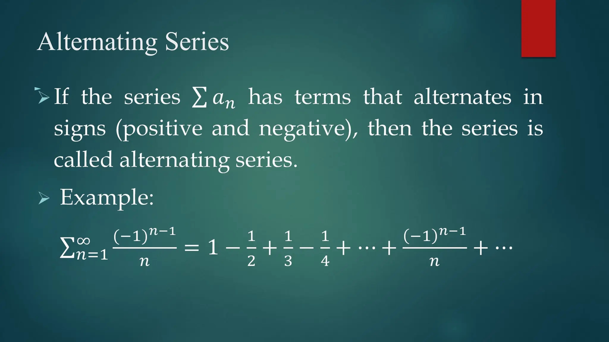 ALTERNATING SERIES Posted By Jjjjjjj pdf