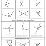 Angle Relationships Worksheets Homework Geometry 