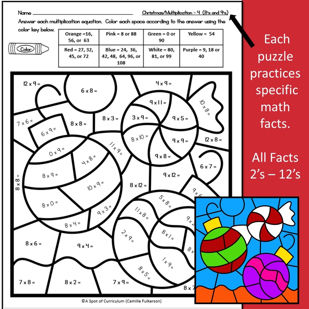 math coloring worksheets