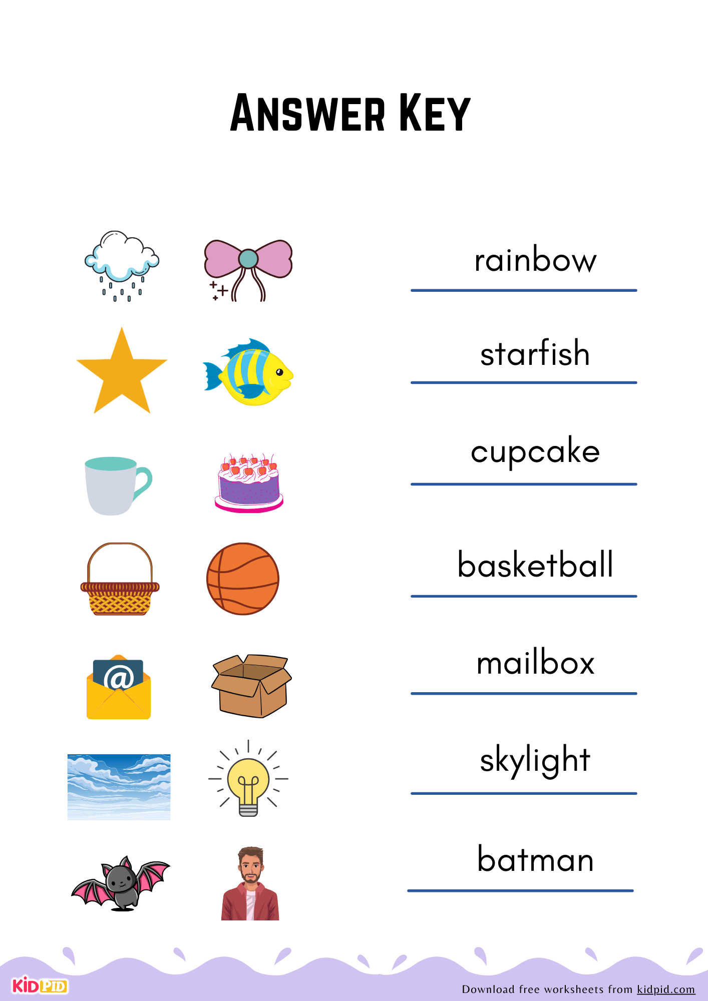 compound words worksheet