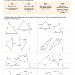 Congruent Triangles Worksheet Printable PDF Year 9 And Year 10 Geometry Worksheet