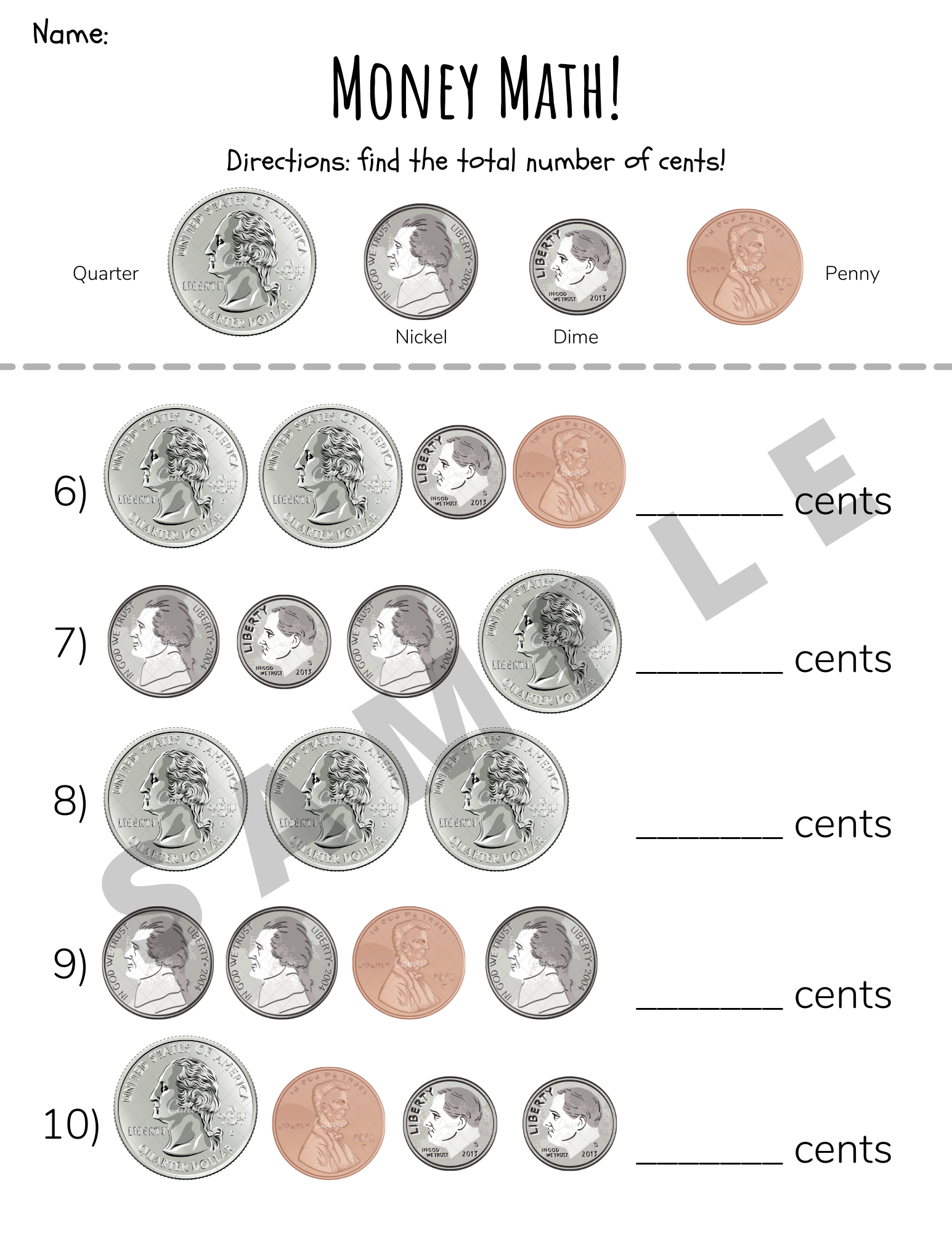 coin counting worksheets coin counting worksheets