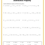 Distributive Property Worksheets
